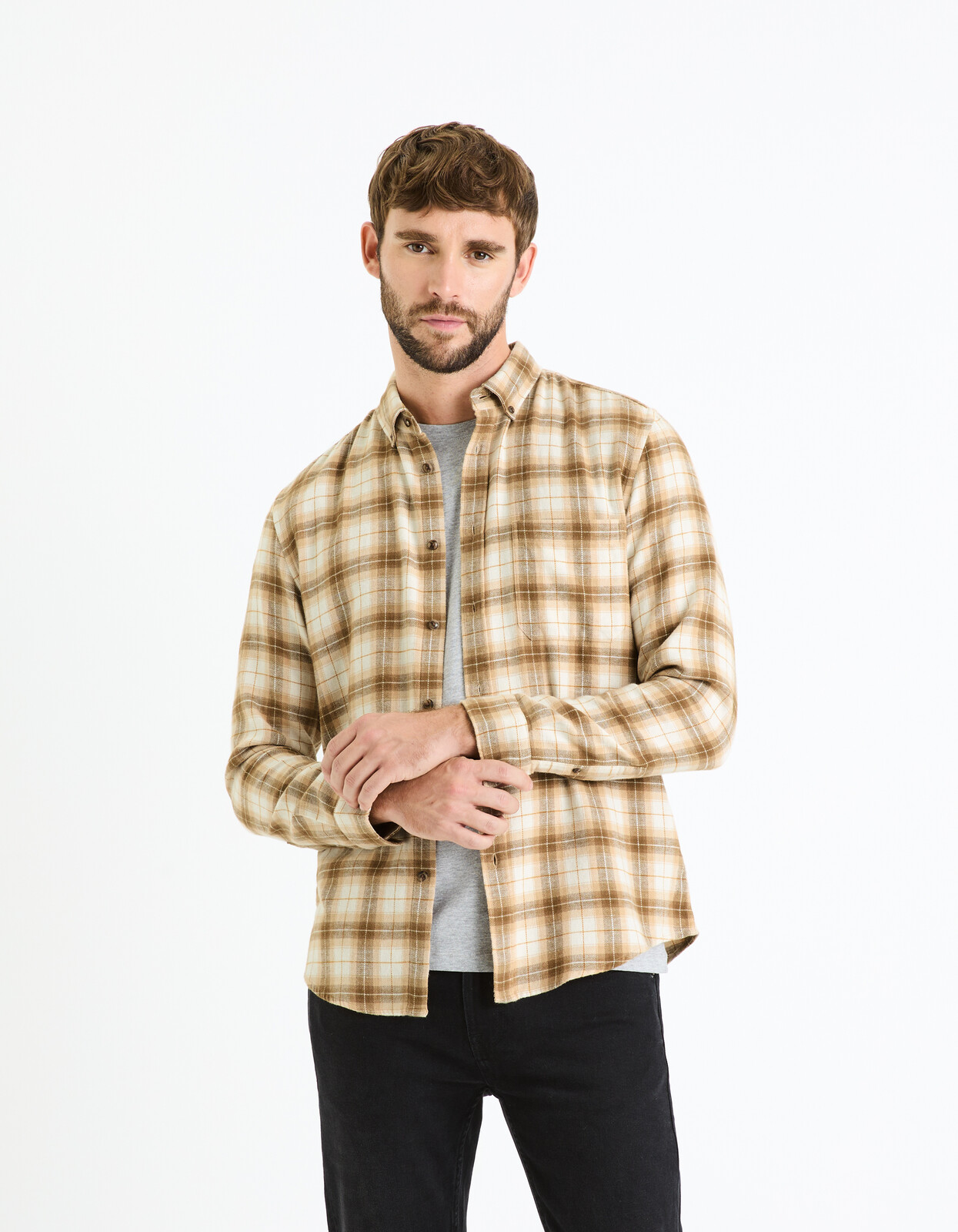 Celio Košile regular Fachecko - Pánské