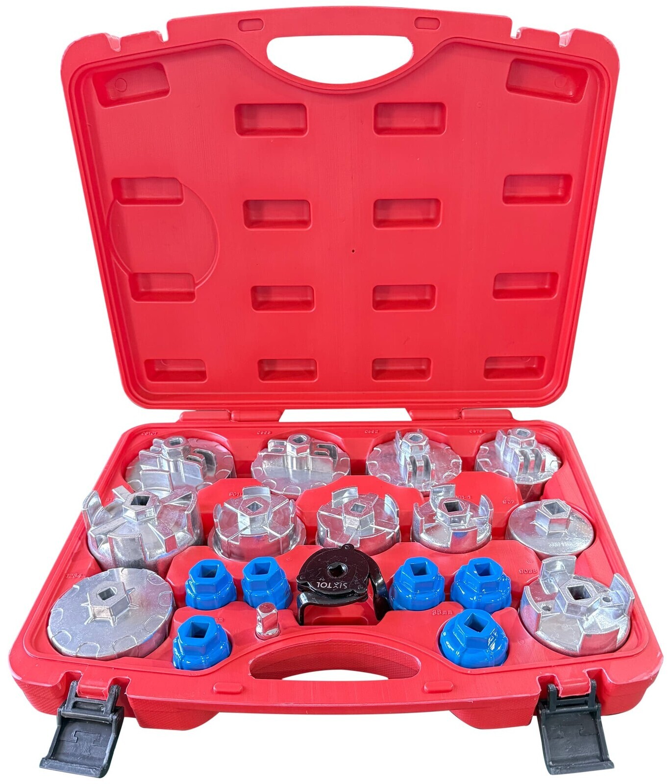 Sada na demontáž olejových filtrů MECHANIC OIL WRENCH 19, 19 ks SIXTOL