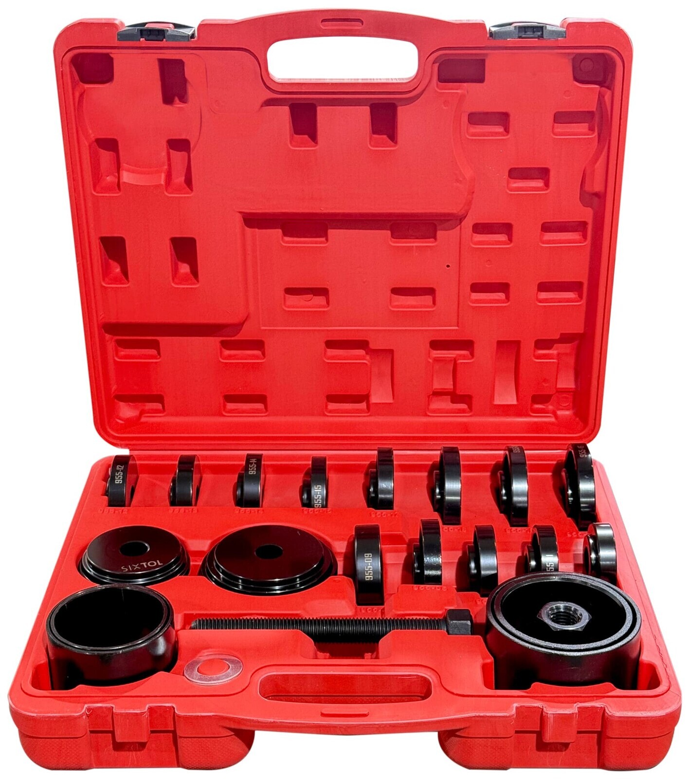 Sada na montáž a demontáž ložisek přední nápravy MECHANIC BEARING PULLER 3, 23 ks SIXTOL