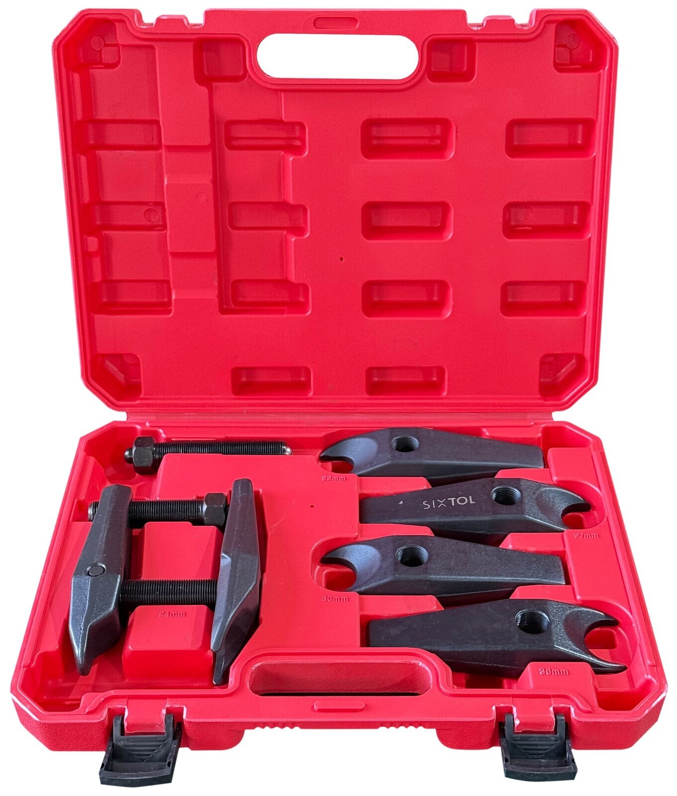 Stahovák kulových čepů evropských vozů MECHANIC PULLER SET 9, 4 velikosti SIXTOL