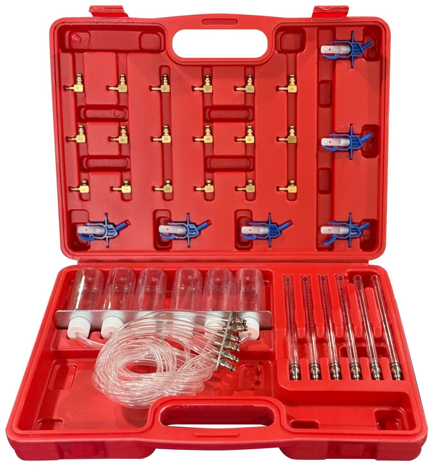 Testovací sada pro měření průtoku vstřikovačů Common Rail MECHANIC FLOW METER 1 SIXTOL