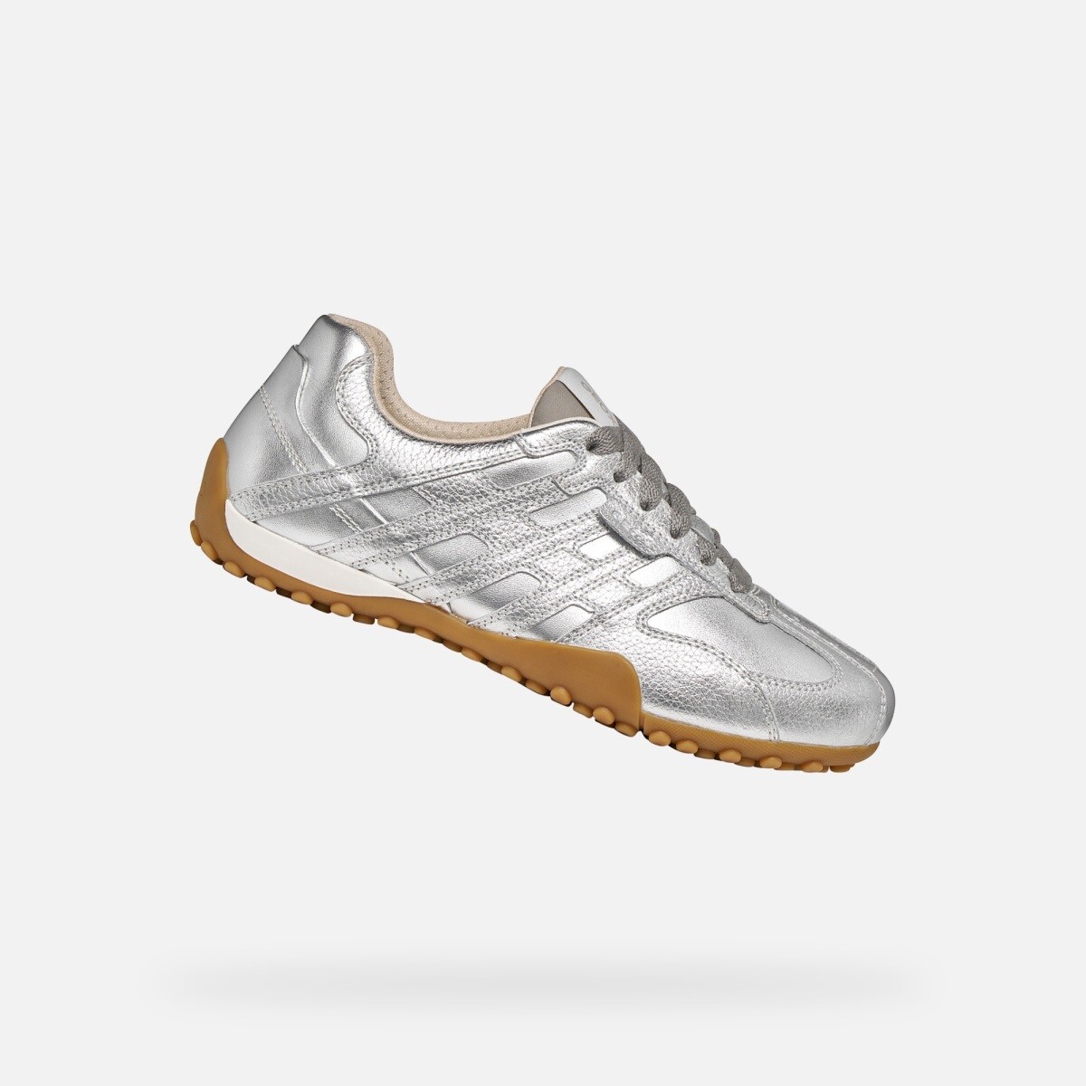 Dámské tenisky geox snake original stříbrná 36