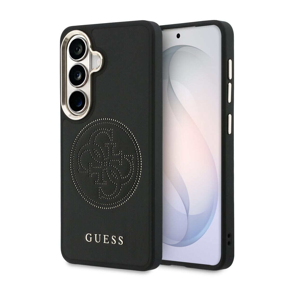 Guess PU Perforated 4G Logo Magnetic Zadní Kryt pro Samsung Galaxy S26 Black GUHMS26S5PG4SRGK