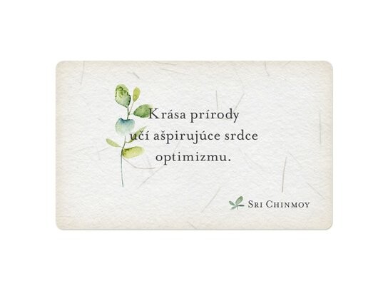 Malé posolstvá Matky Zeme s dreveným stojančekom