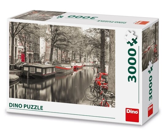 Puzzle 3000 Kanál v Amsterdamu