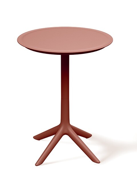 Ferne Výsoký kulatý stůl RIMO 57 x 57 x 75 cm, pálená cihla