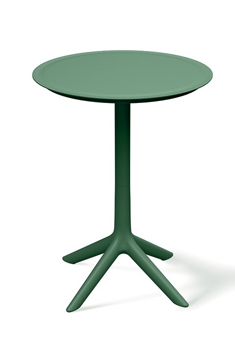 Ferne Výsoký kulatý stůl RIMO 57 x 57 x 75 cm, tmavě zelená