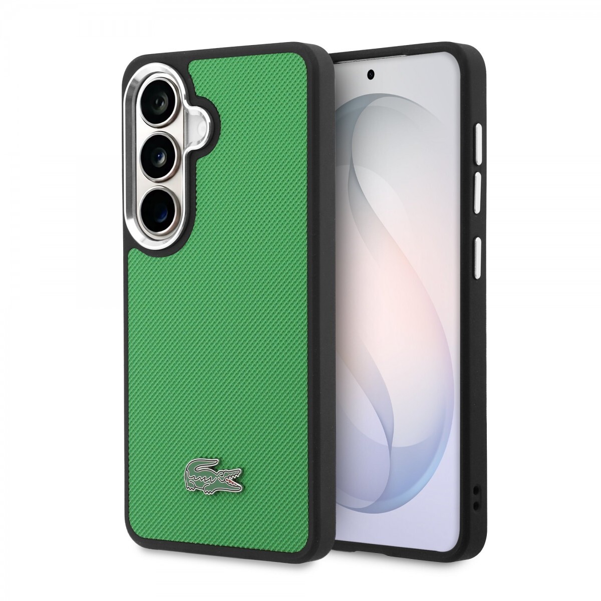 Zadní kryt Lacoste Petit Pique Metal Logo Magnetic pro Samsung Galaxy S26 Estragon zelený