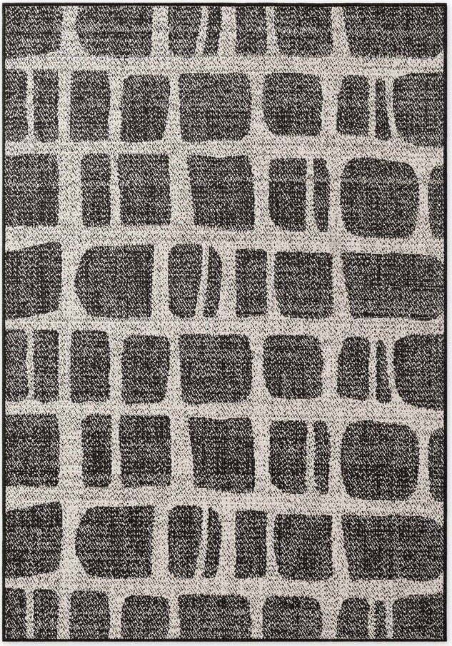 Černý/krémový vnitřní a venkovní koberec 120x170 cm Haringey Ruskin – Ted Baker