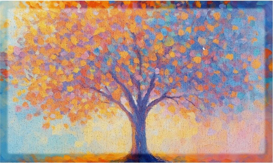 Rohožka z PVC 40x70 cm Tree Of Life – Artsy Doormats