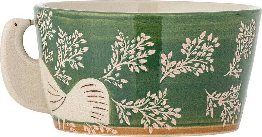 Zelená polévková miska z kameniny 460 ml Hezha – Bloomingville