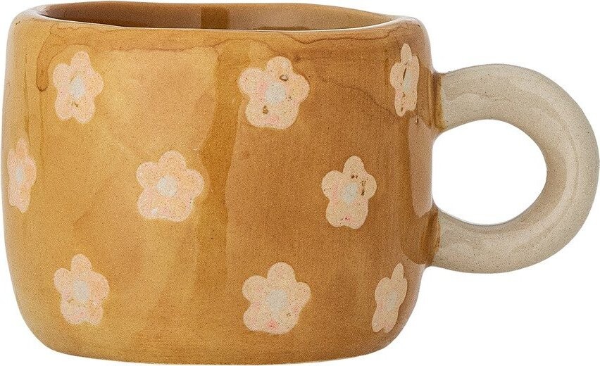 Hnědý keramický dětský hrnek 110 ml Nini – Bloomingville