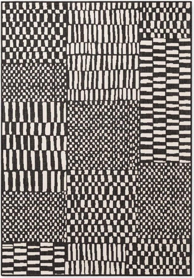 Černý/krémový vnitřní a venkovní koberec 120x170 cm Haringey Barkham – Ted Baker