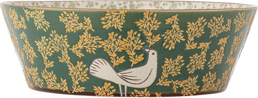 Zelená keramická mísa ø 28 cm Hezha – Bloomingville