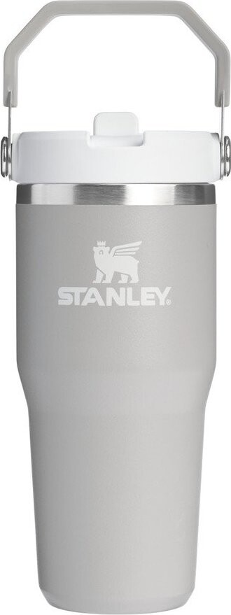 Světle šedá termoska z nerezové oceli 410 ml IceFlow™ Flip Straw 2.0 Tumbler Ash – Stanley
