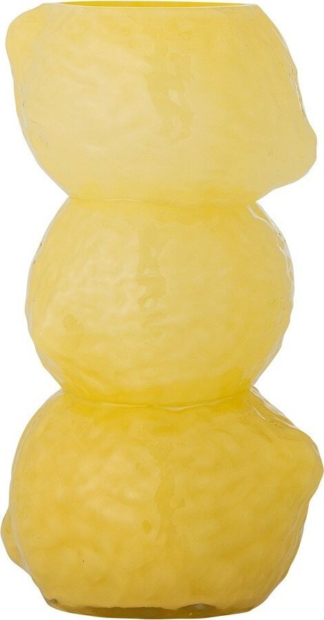Žlutá skleněná váza (výška 27 cm) Limone – Bloomingville