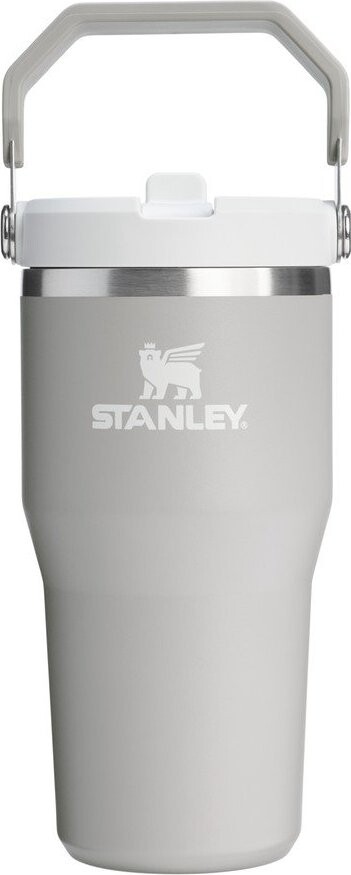 Světle šedá termoska z nerezové oceli 600 ml IceFlow™ Flip Straw 2.0 Tumbler Ash – Stanley