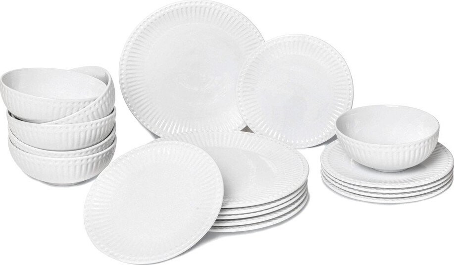 Porcelánová jídelní sada 18 ks Purita – Bonami Essentials