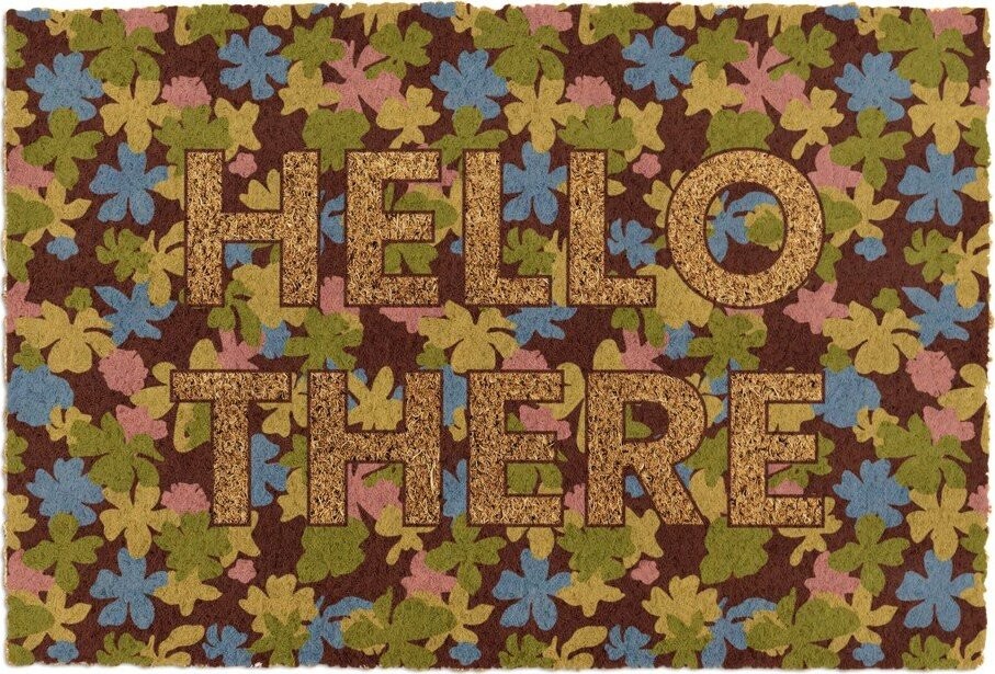 Rohožka z kokosového vlákna 40x60 cm Hello There – Artsy Doormats