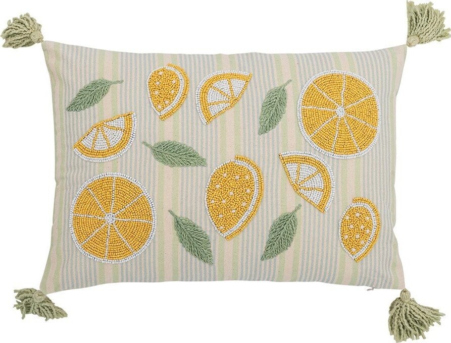 Bavlněný dekorační polštář 35x50 cm Lemon – Bloomingville