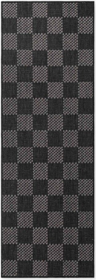 Černý/krémový vnitřní a venkovní běhoun 80x200 cm Haringey Dorothy – Ted Baker
