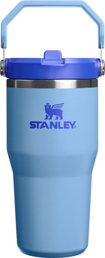 Modrá termoska z nerezové oceli 600 ml IceFlow™ Flip Straw 2.0 Tumbler Blue Sky – Stanley
