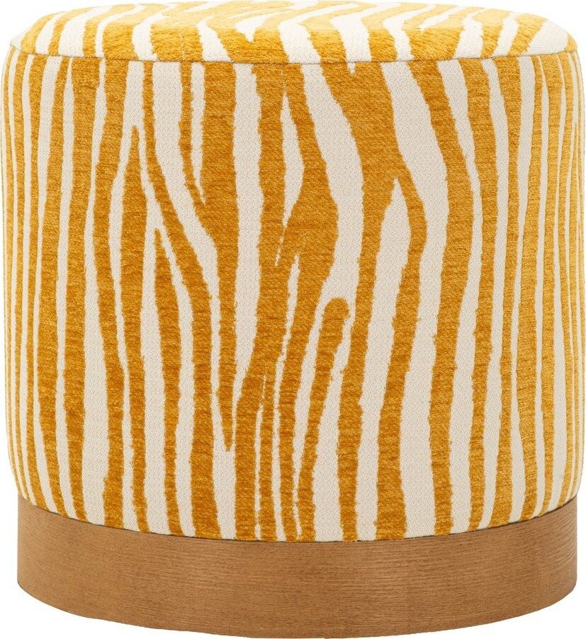 Taburet v hořčicové barvě Savana – Mauro Ferretti