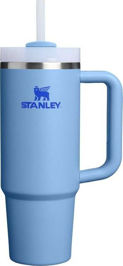 Modrá termoska s brčkem z nerezové oceli 890 ml Quencher H2.O FlowState™ Tumbler Blue Sky – Stanley