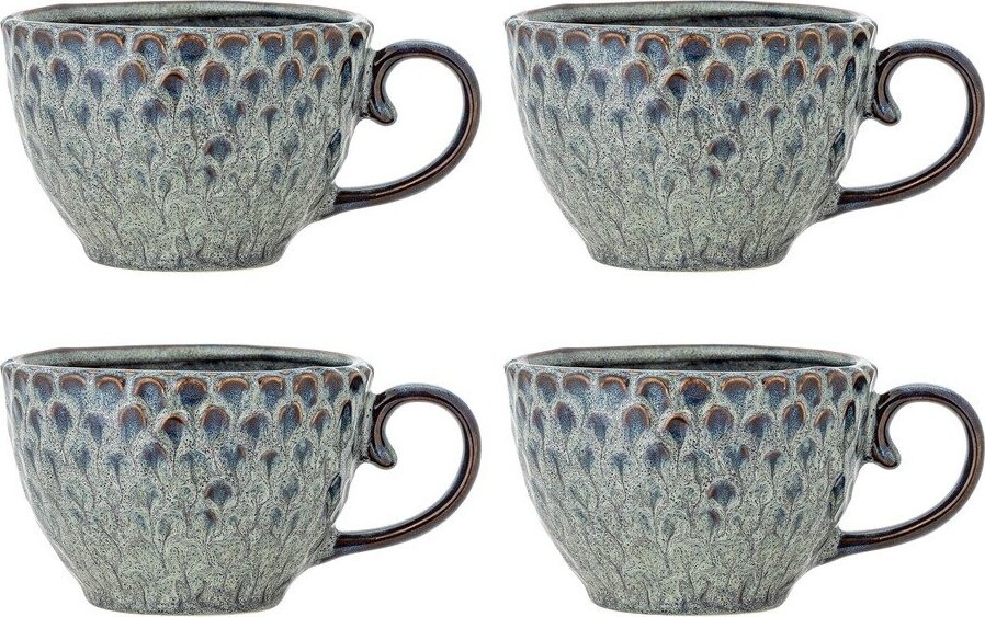 Šedé keramické šálky v sadě 4 ks 365 ml Katrina – Bloomingville