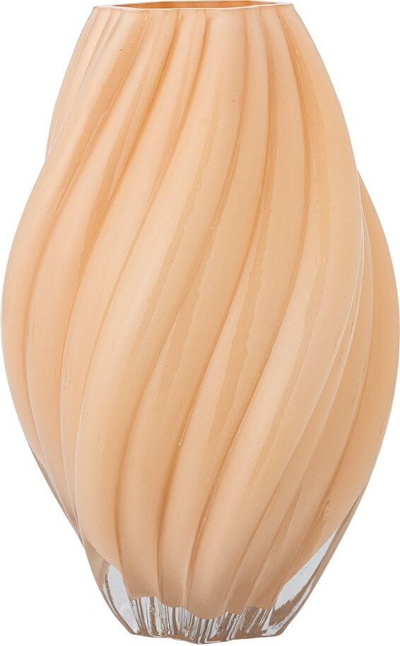 Oranžová skleněná váza (výška 30 cm) Kanji – Bloomingville