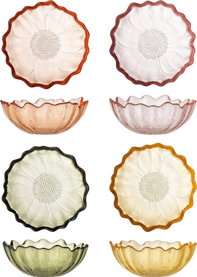 Skleněné misky v sadě 4 ks na zmrzlinu 120 ml Kana – Bloomingville