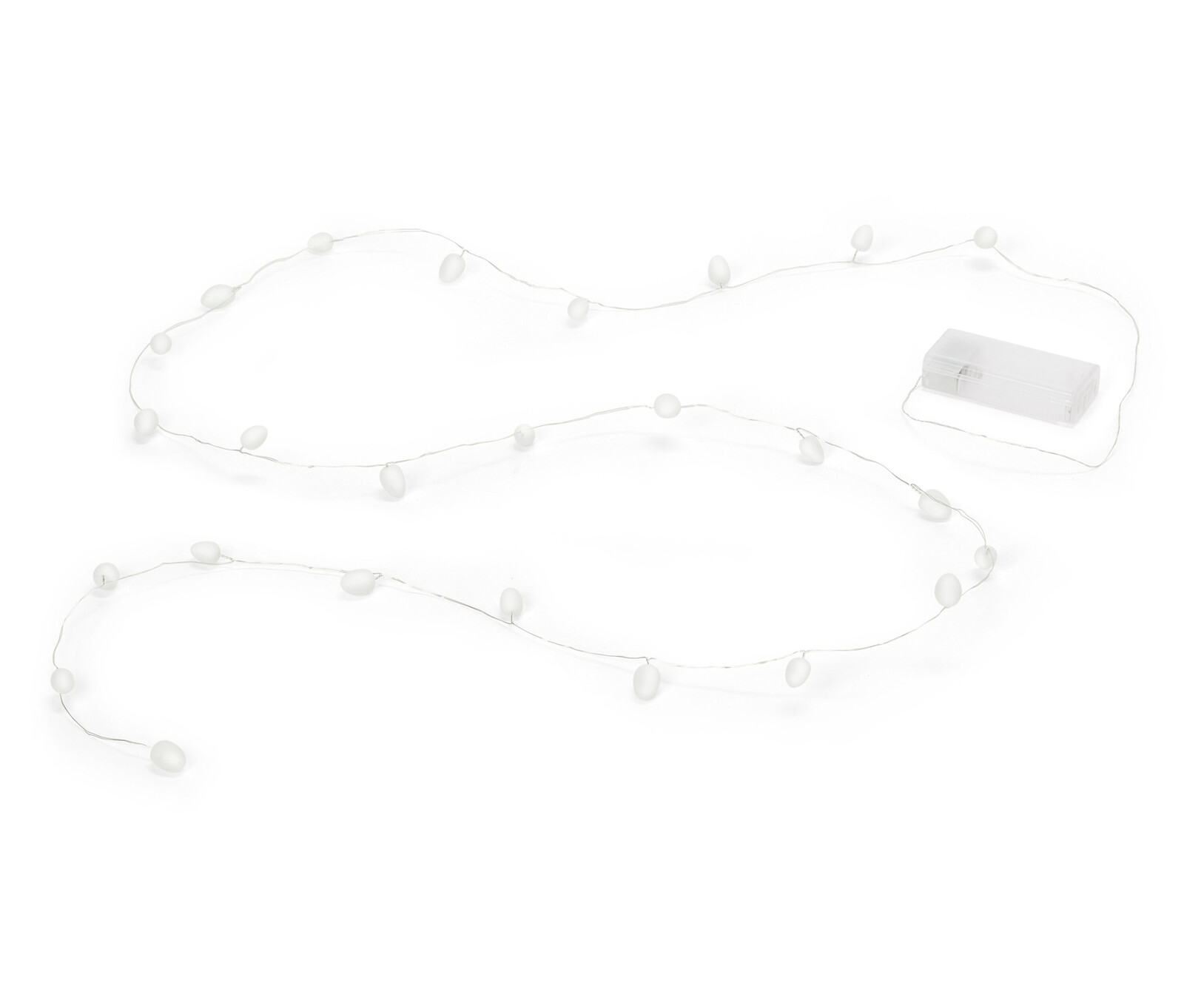 Tchibo - Světelný řetěz s mikro LED »Velikonoční vajíčka« - barva: bílá