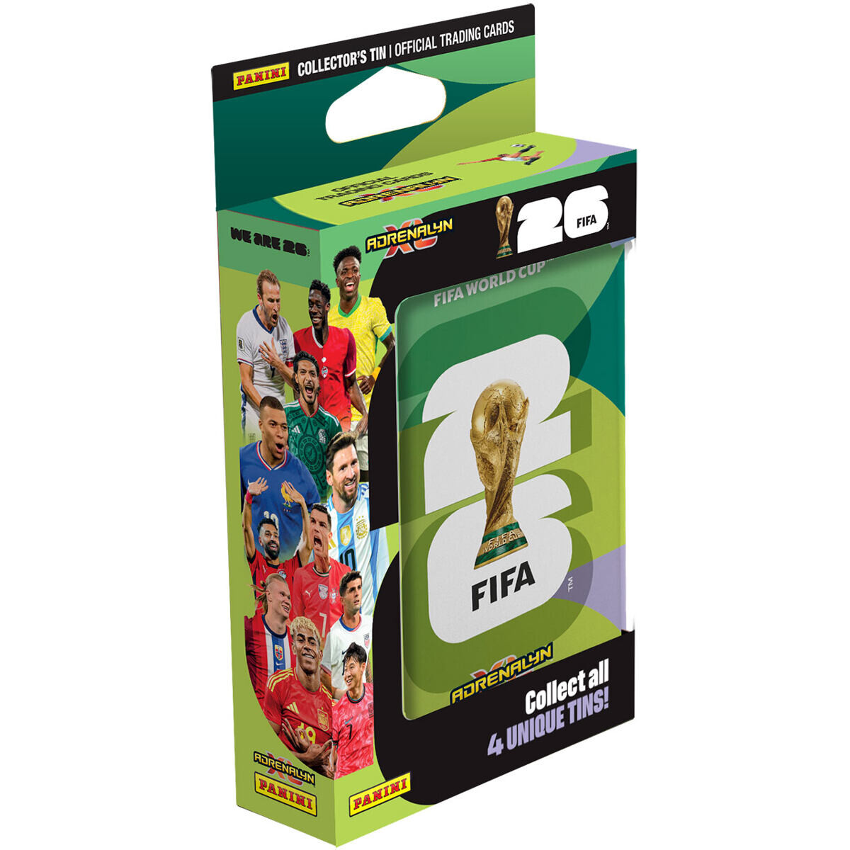 PANINI FIFA WORLD CUP 2026 - ADRENALYN - plechová krabička POCKET