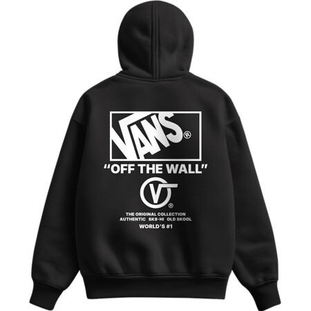 Mikina Vans Stacked Hi Pullover - Černá - L