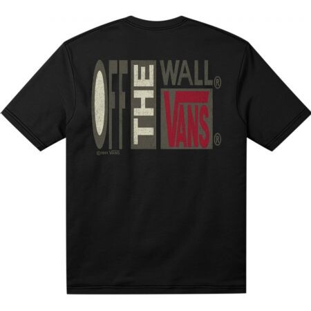 Triko Vans Stretch Stack Crackle S/S - Černá - L