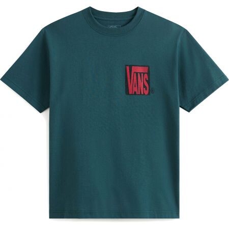 Triko Vans Stretch Stack Crackle S/S - Modrá - L