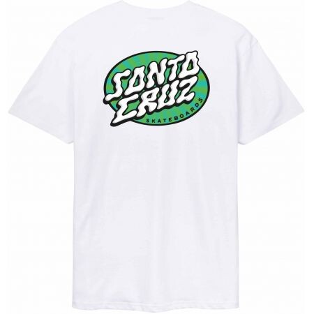 Triko Santa Cruz Vertigo Dot - Bílá - L