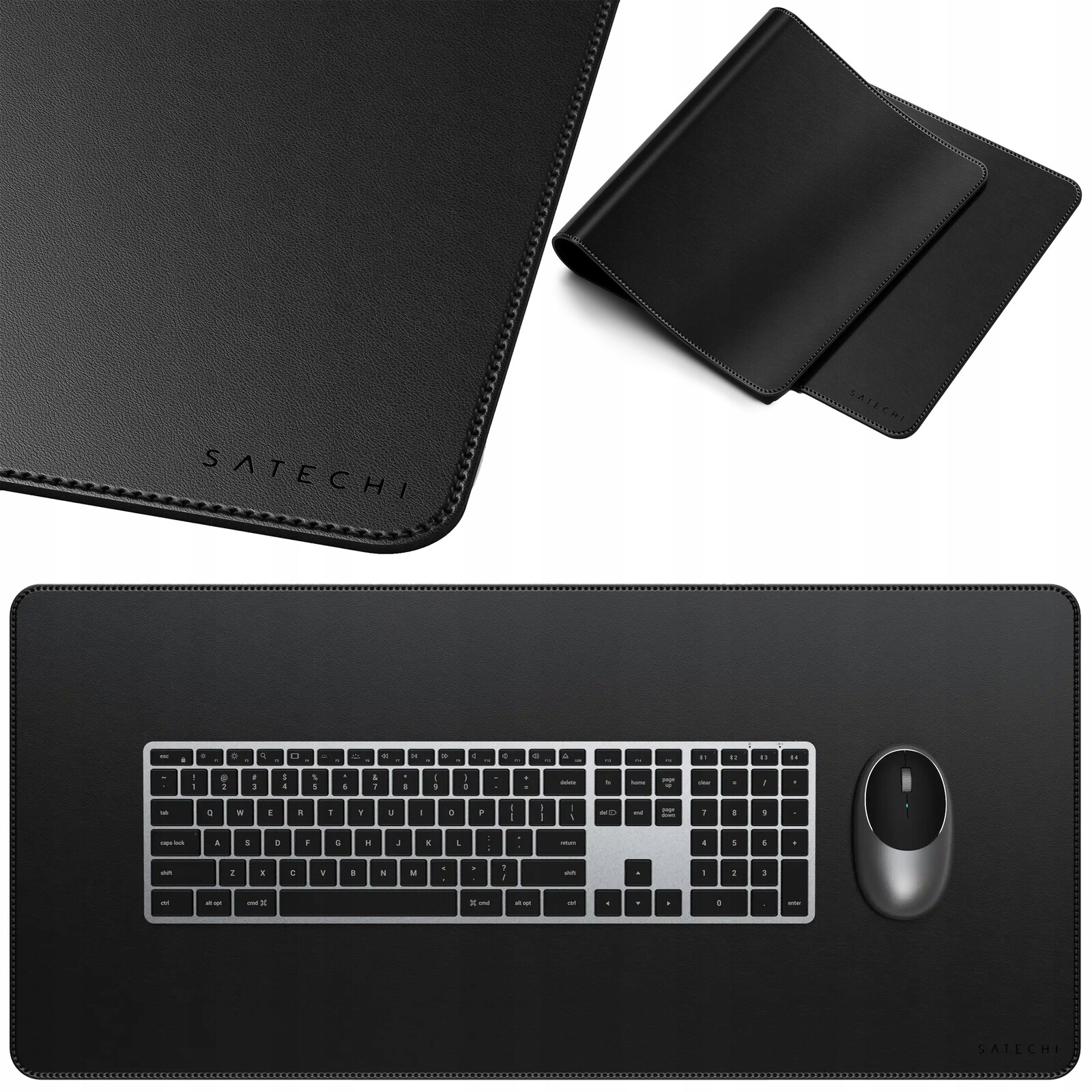 Satechi Vegan-Leather Premium Desk Mat Kožená podložka na psací stůl