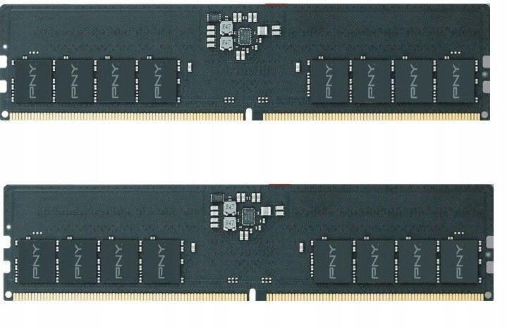 paměť Ram Pny sada 32 Gb (2x 16 Gb) DDR5 5600 MHz Xmp Expo nízkoprofilová