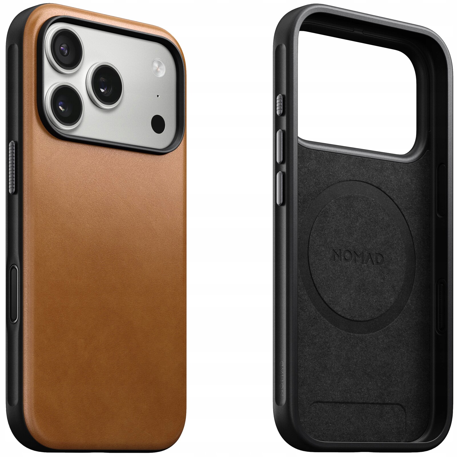 Nomad Modern Leather Case – Pouzdro s MagSafe pro iPhone 17 Pro Cover