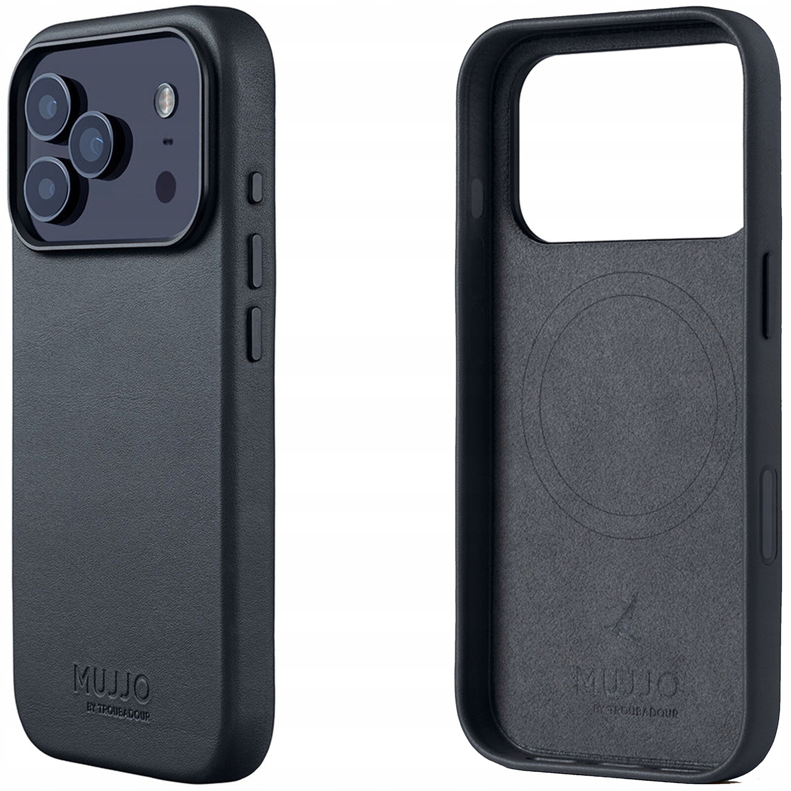 Mujjo Leather Case Pouzdro kožené s MagSafe pro iPhone 17 Pro Kryt