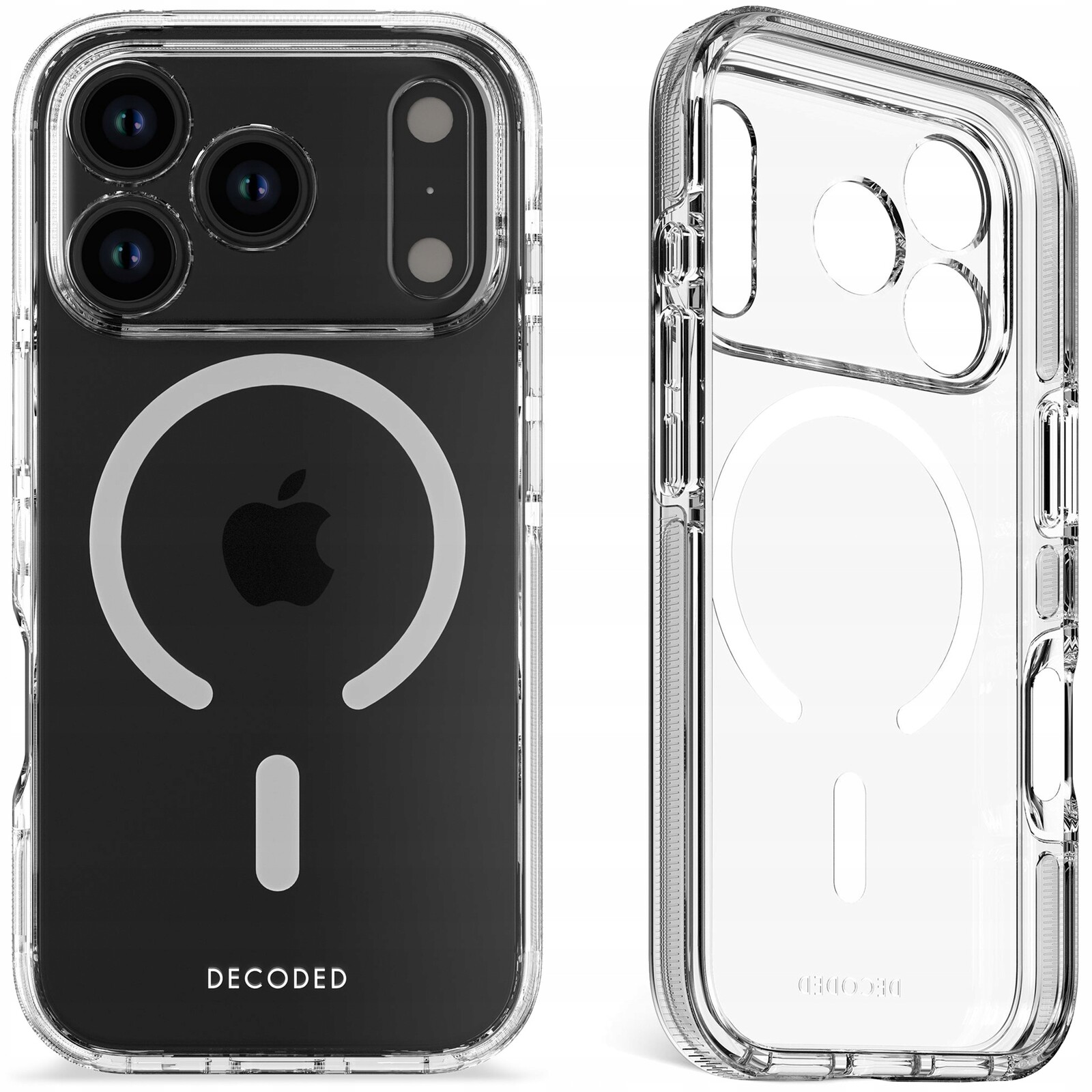 Decoded DropTec Clear Case – Pouzdro s MagSafe pro iPhone 17 Pro Cover