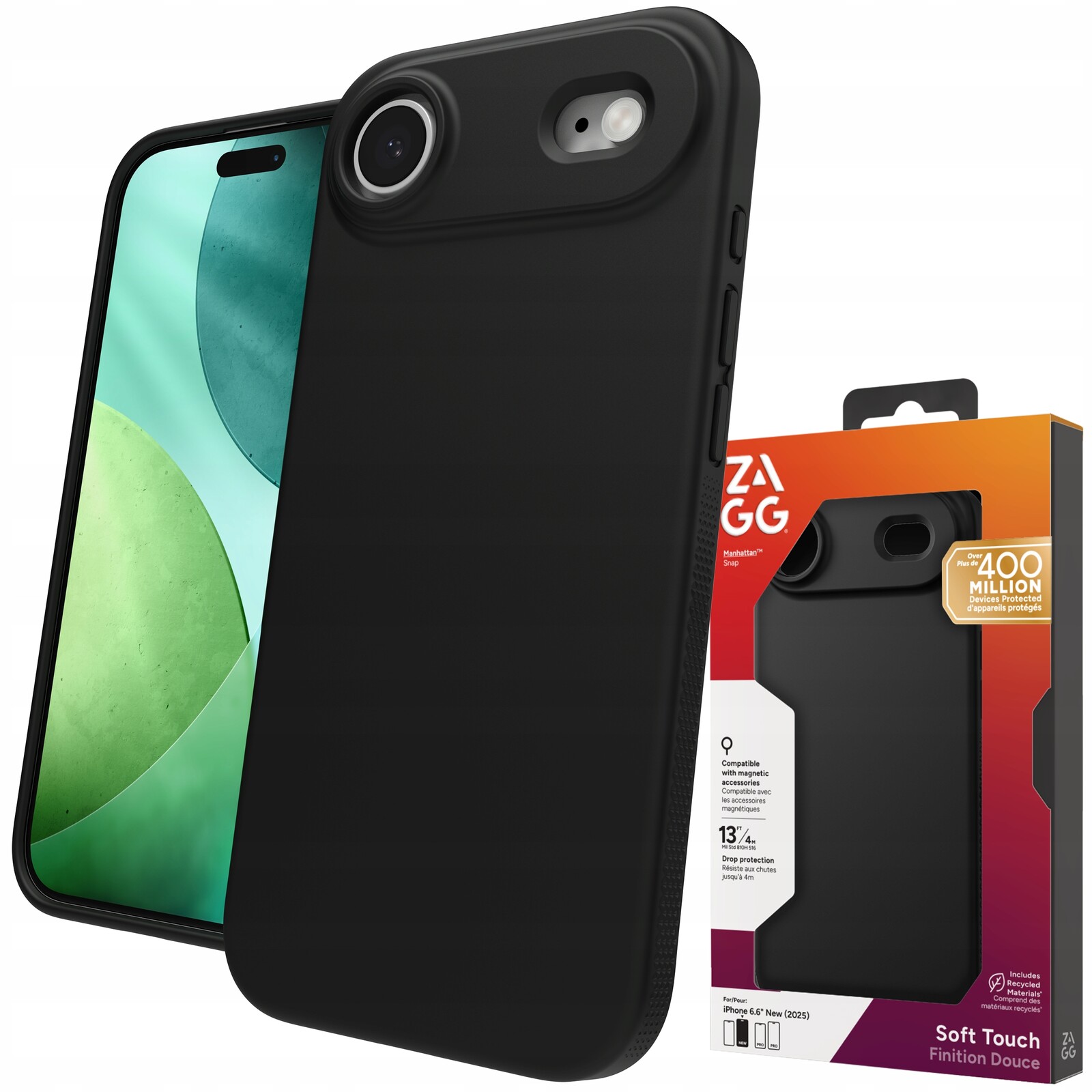 Zagg Manhattan Snap Case Pouzdro s MagSafe pro iPhone Air Kryt