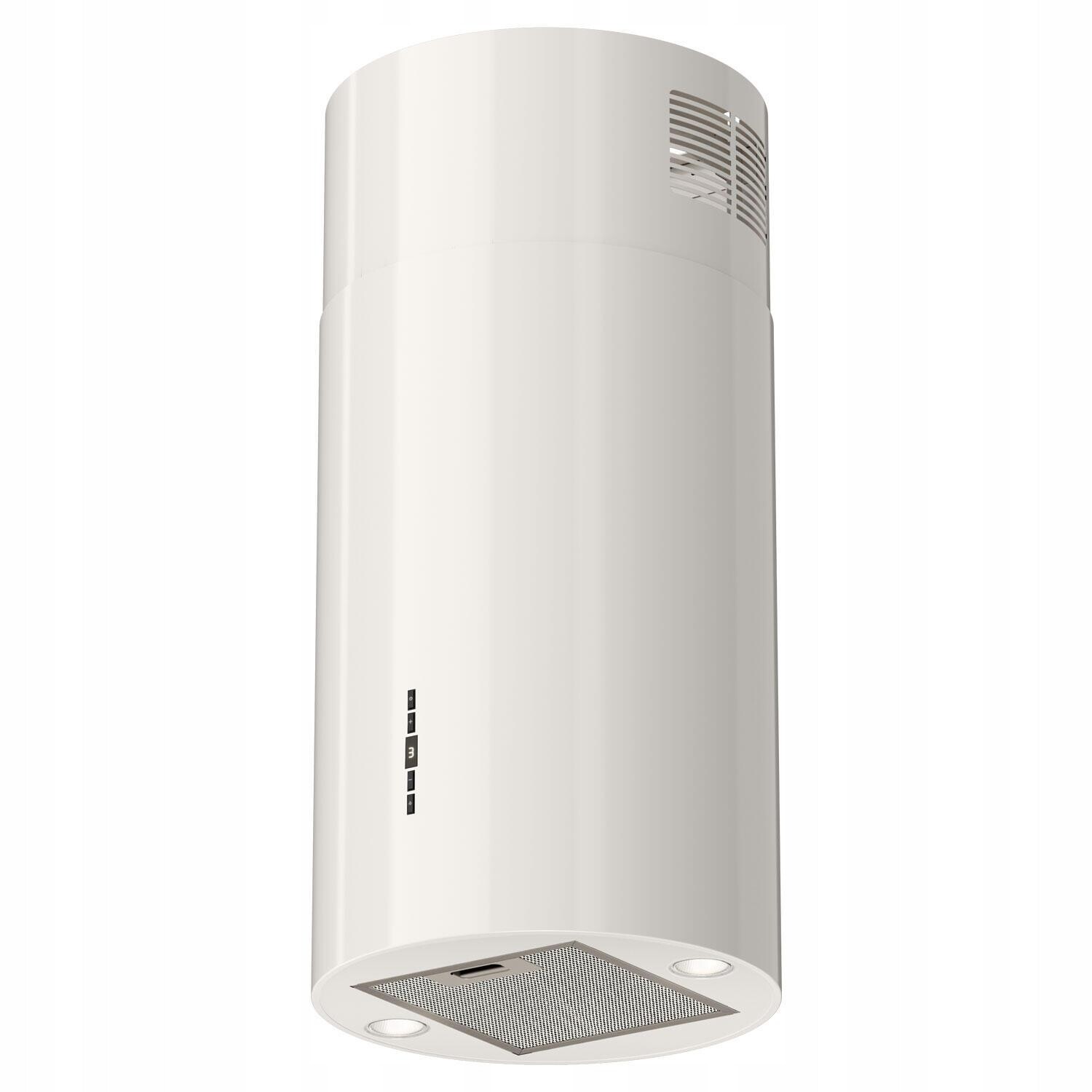 Tubový Ostrůvkový Odsavač Par Bílý Komínový 605 M3/H Maan Elba 2 39