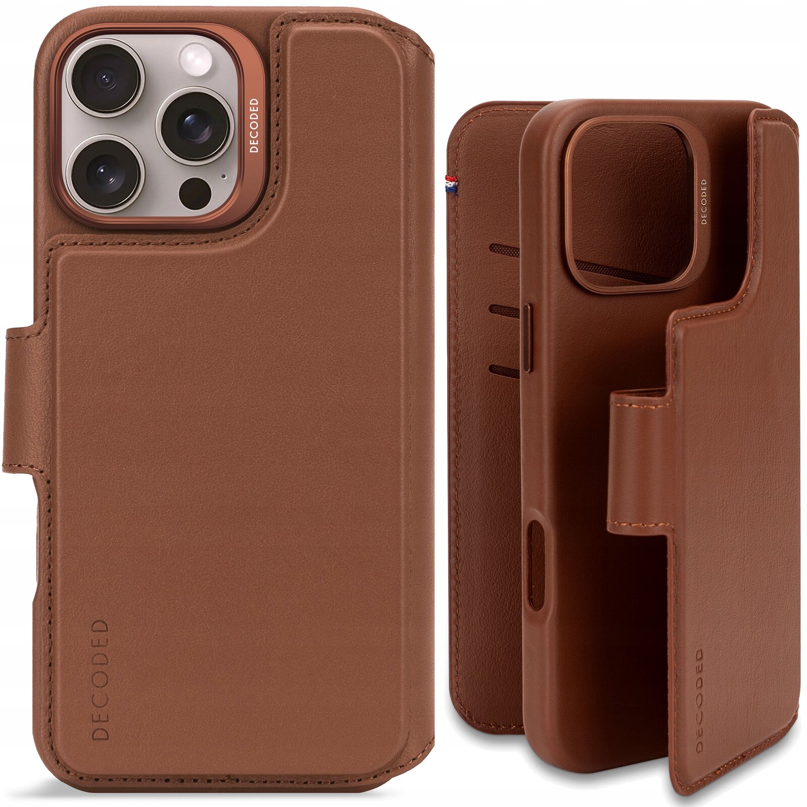 Decoded Detachable Wallet Case Pouzdro z kůže MagSafe pro iPhone 16 Pro Max