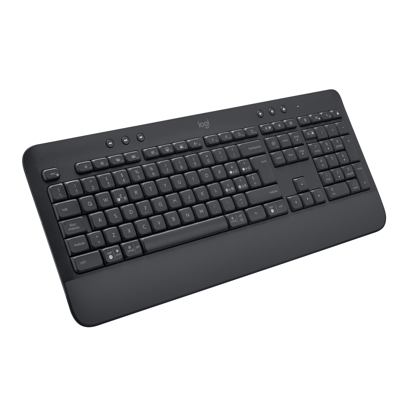 Logitech Signature K650 klávesnice Bluetooth Qwerty Italská Grafitová