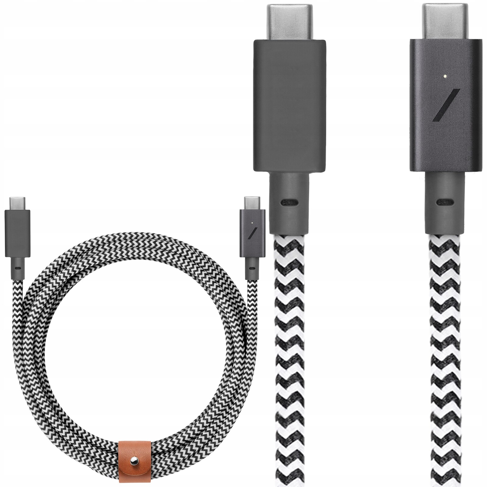 Native Union Belt Cable Pro Kabel Usb-c na Usb-c 240W 2.4m Silný kabel