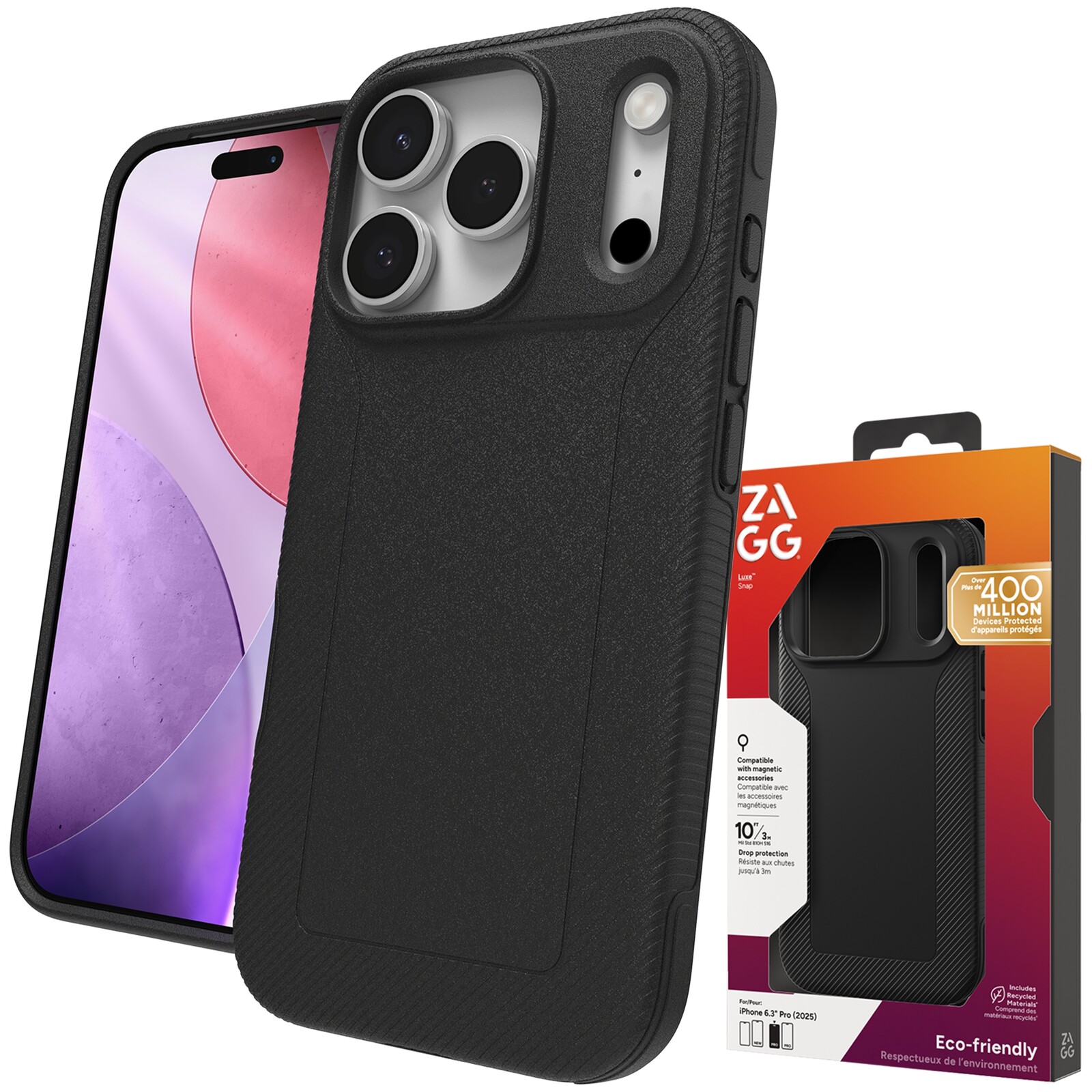 Zagg Luxe Snap Case Pouzdro s MagSafe pro iPhone 17 Pro Kryt