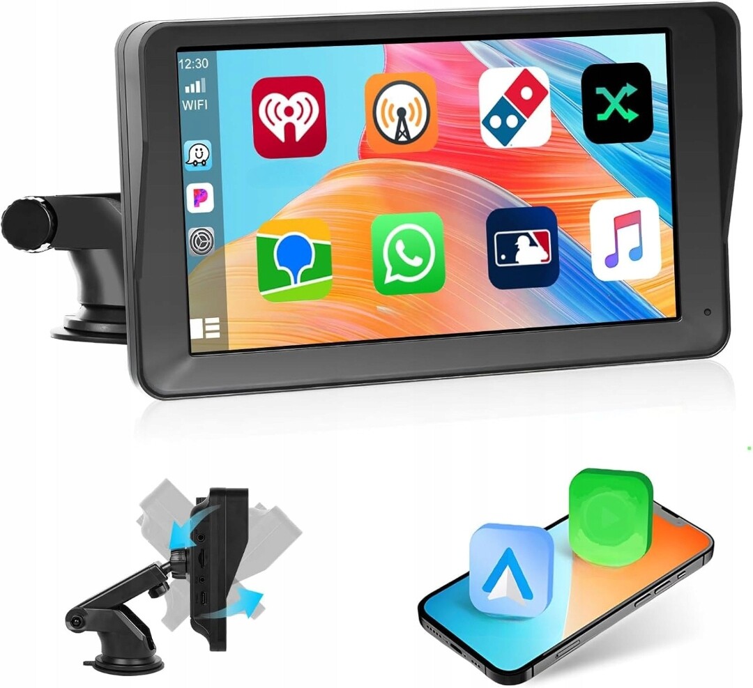 Autorádio Podofo 7 Palců Android Radiopřehrávač Gps Navigace Bt