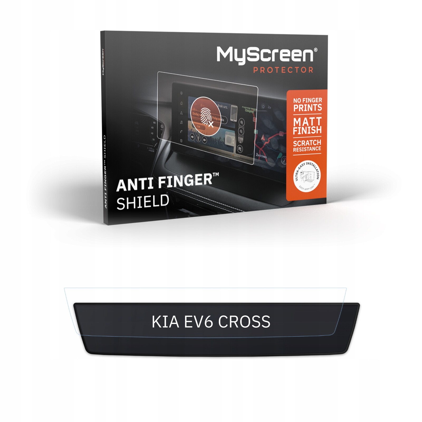 Kia EV6 Cross 2021 Front Centre Dashboard 01 12,3